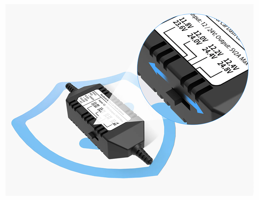 VIOFO HK4 – ochrana baterie